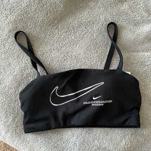 Nike Indy Swoosh Sports Bra in Black